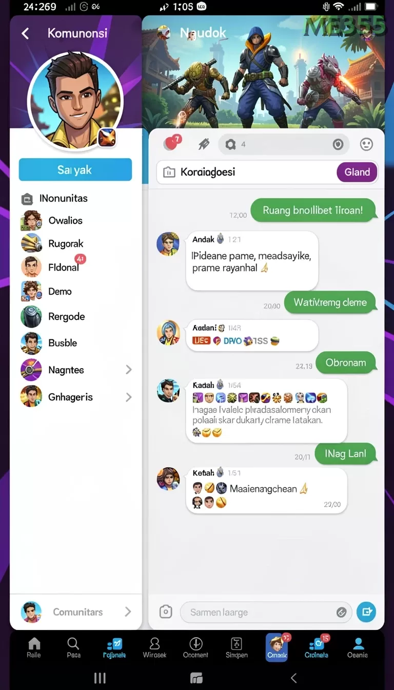 Cuplikan layar GOMU837 — halaman utama